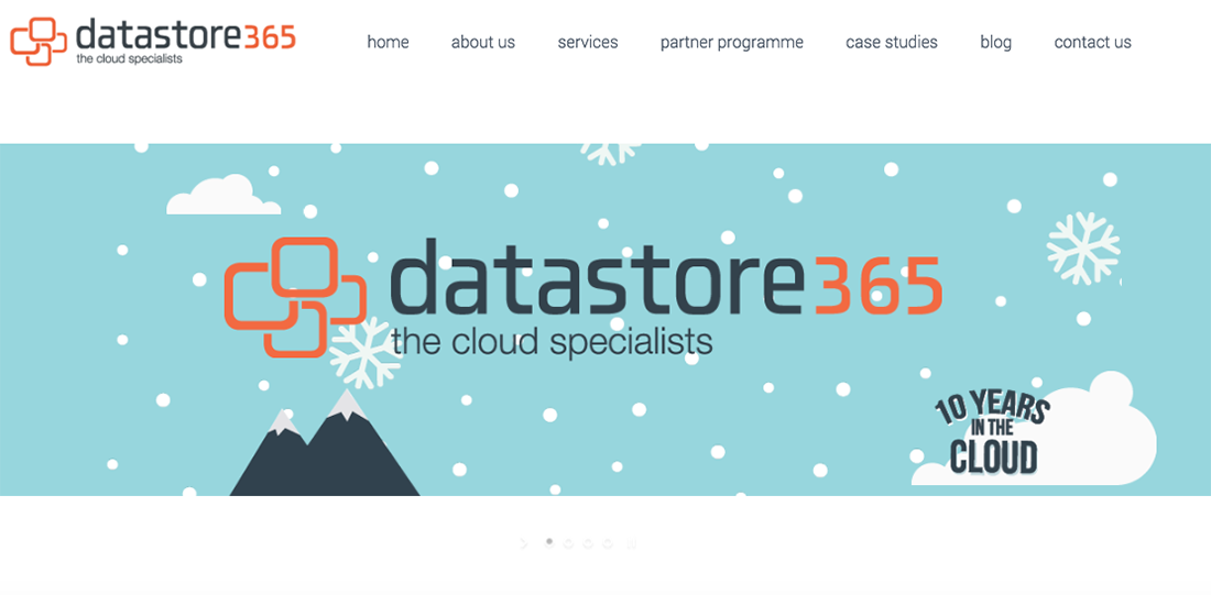 Datastore365 Web Design Example 1